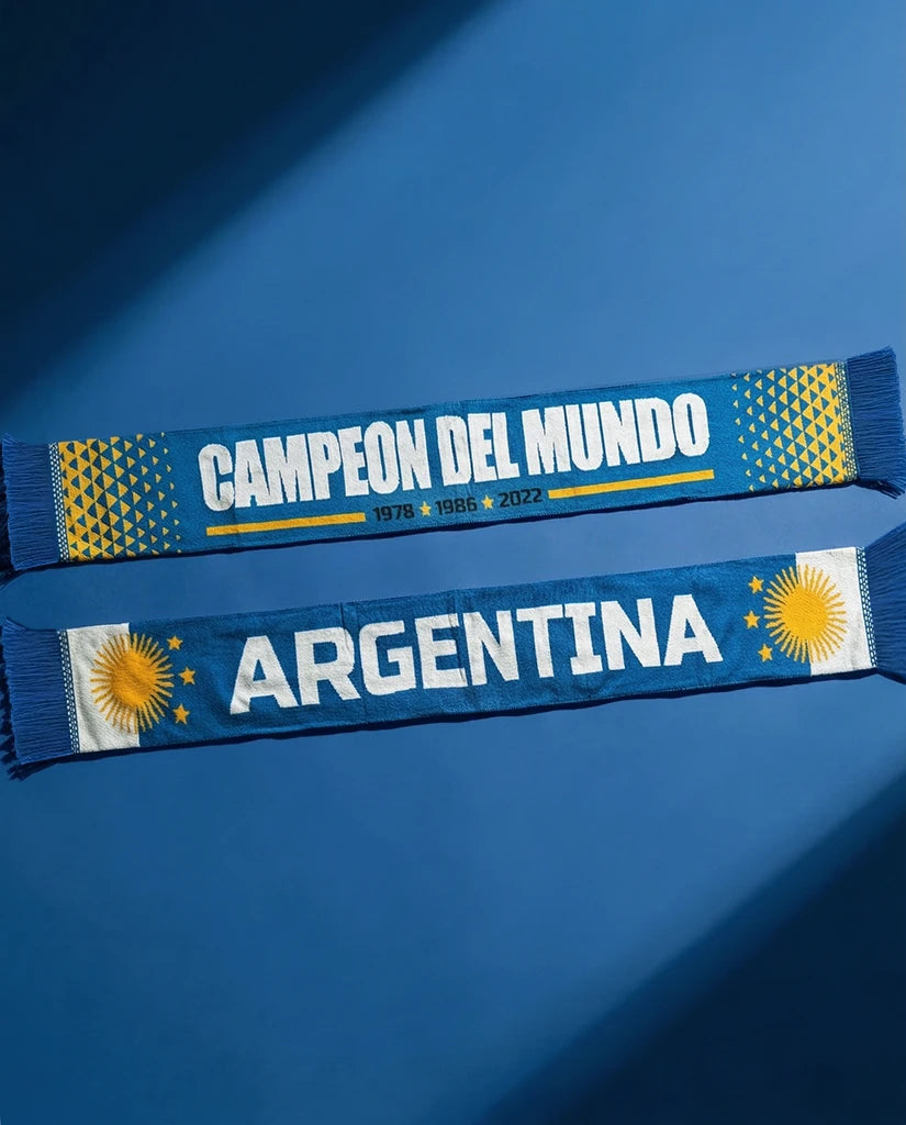Argentina Knitted Football Scarf
