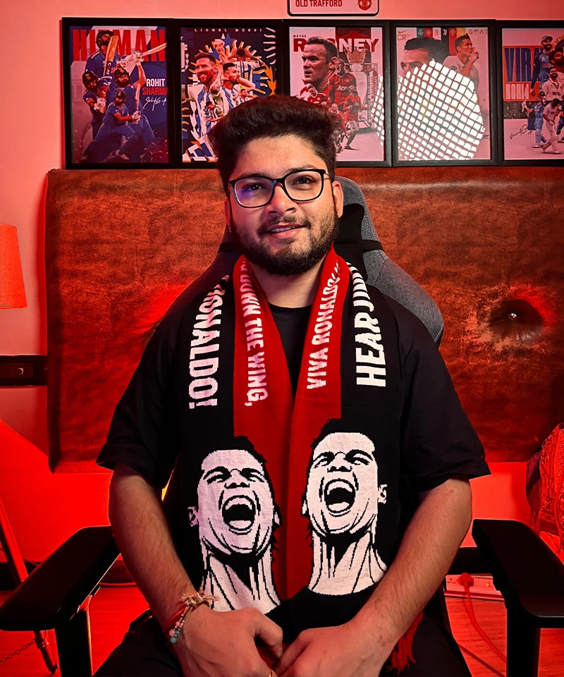 Cristiano Ronaldo - Man United Knitted Scarf