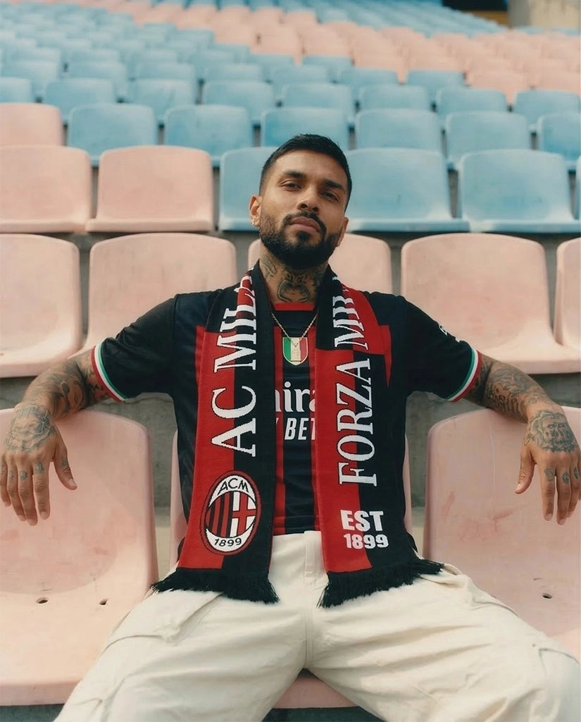 AC Milan Knitted Football Scarf