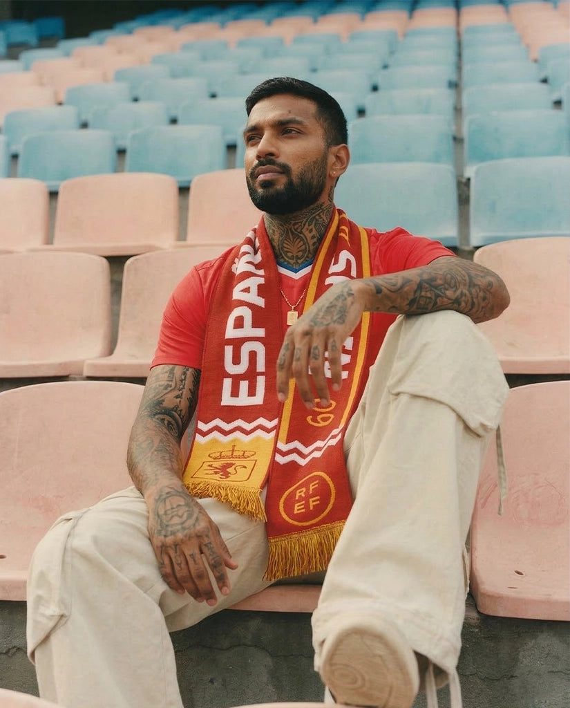 Spain Knitted Football Scarf