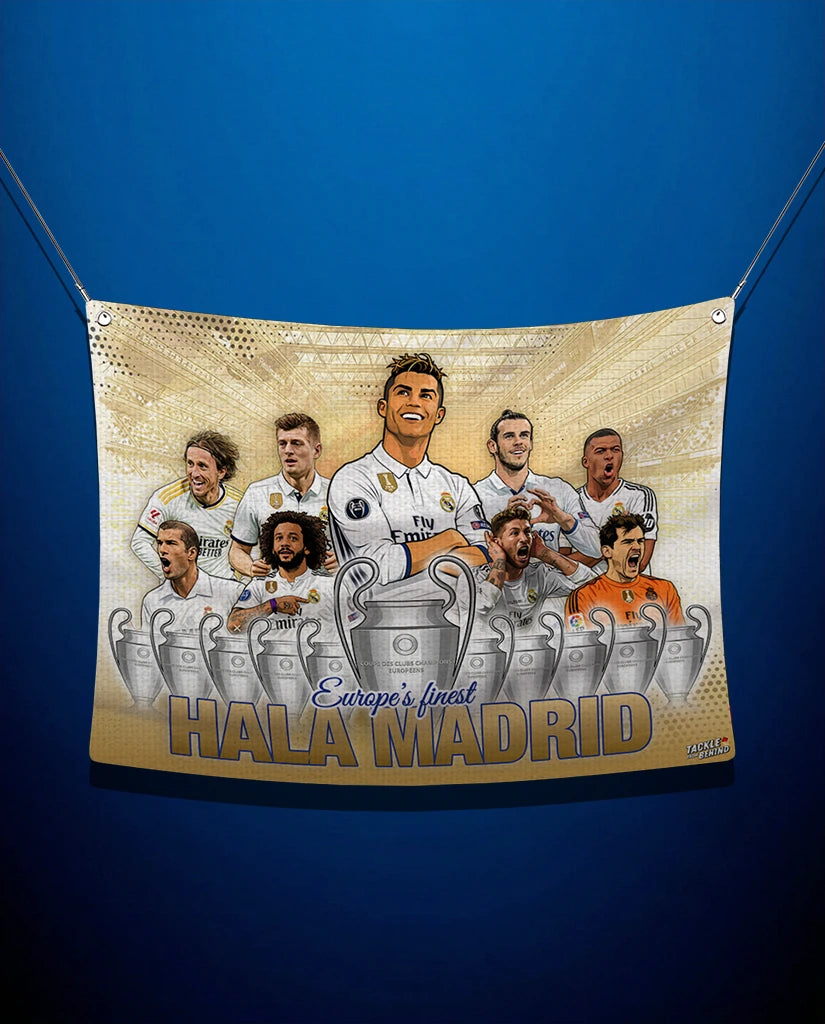 Real Madrid - Premium Canvas Flag