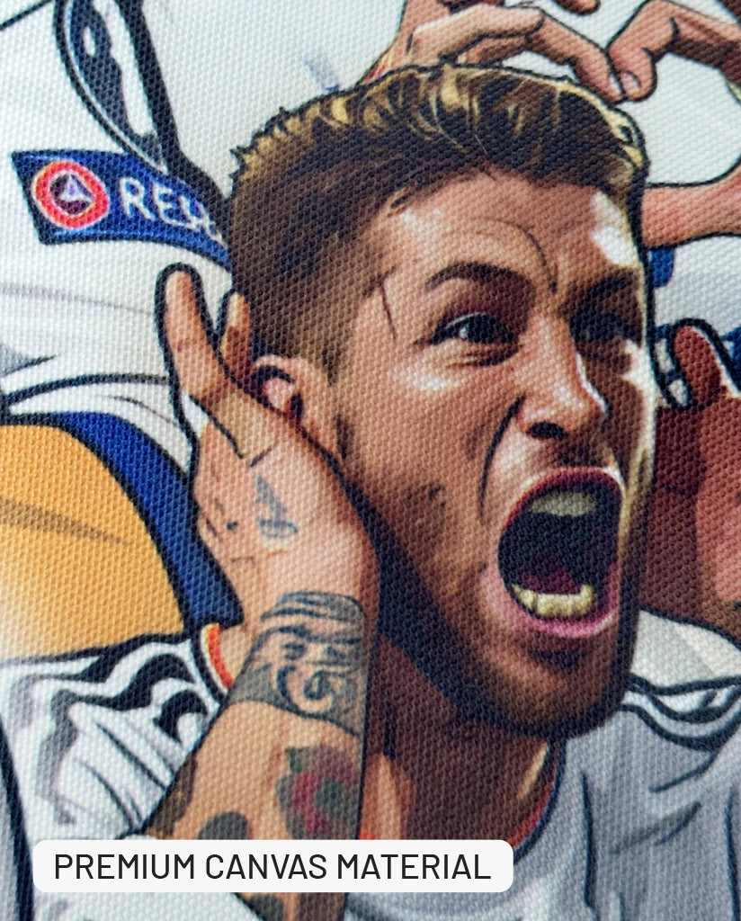Real Madrid - Premium Canvas Flag