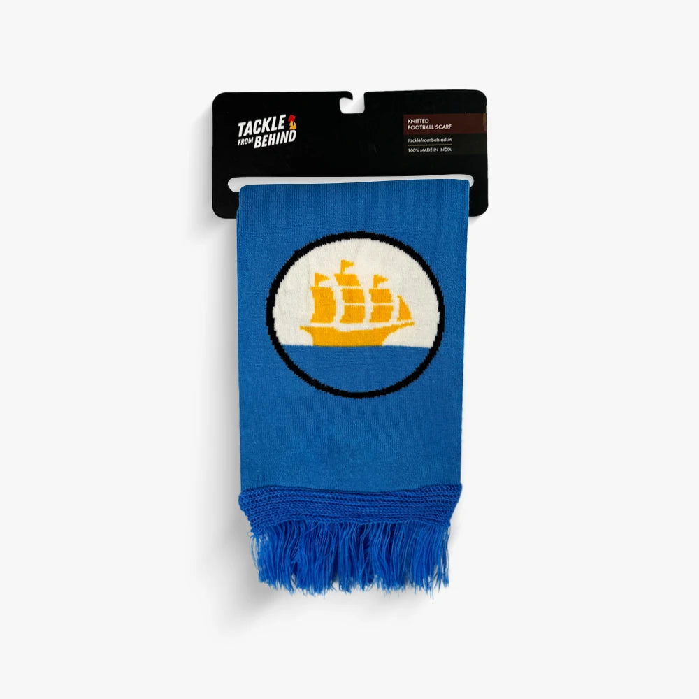 Man City Knitted Football Scarf