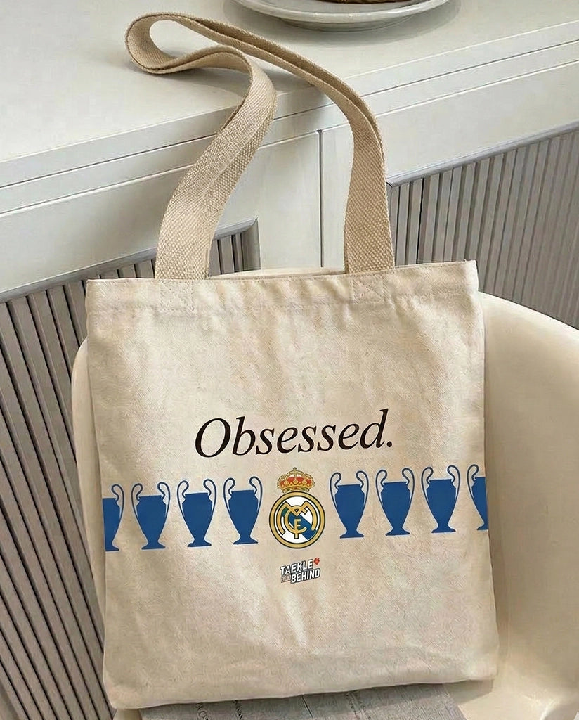 Real Madrid Canvas Tote Bag - UCL Obsessed