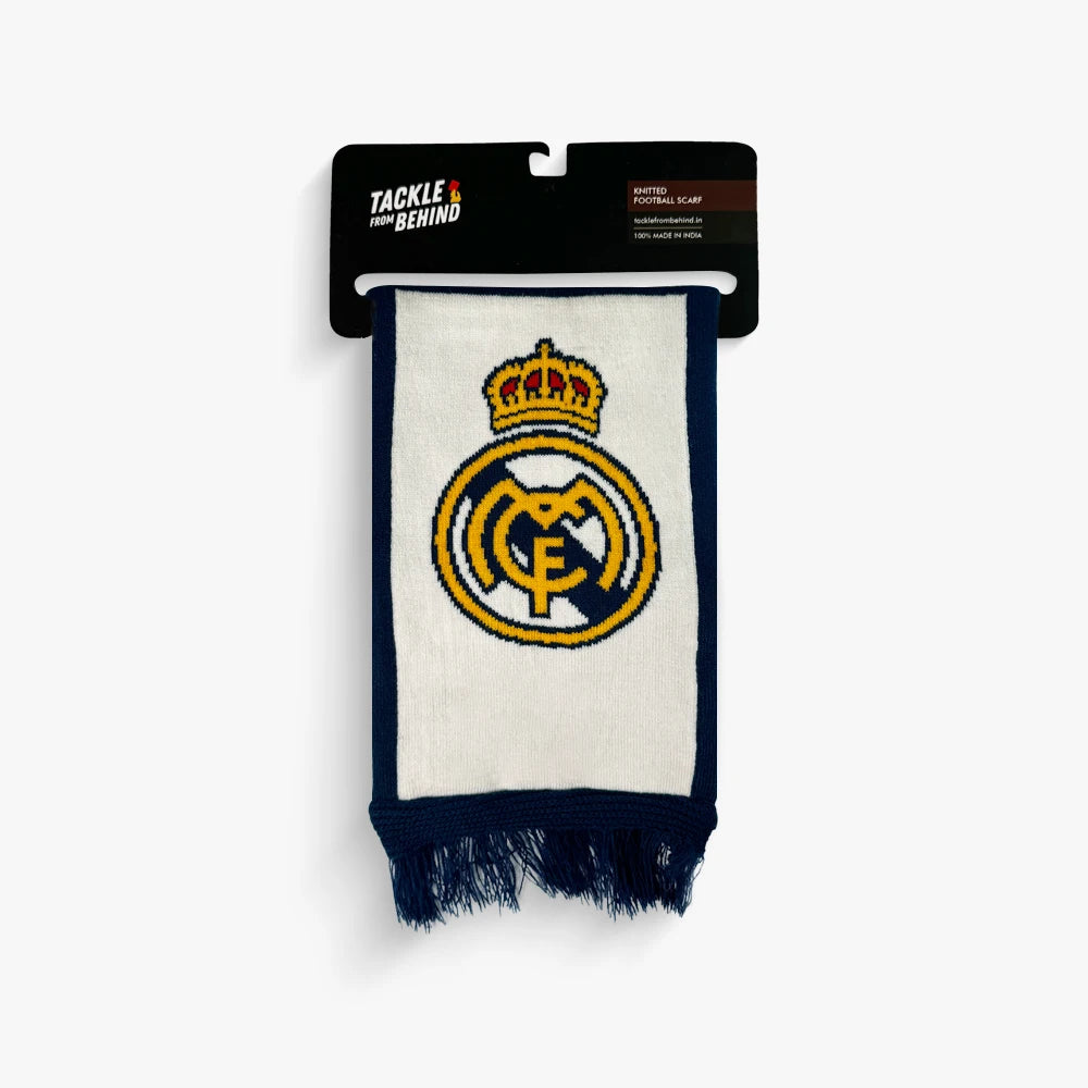 Real Madrid Knitted Football Scarf