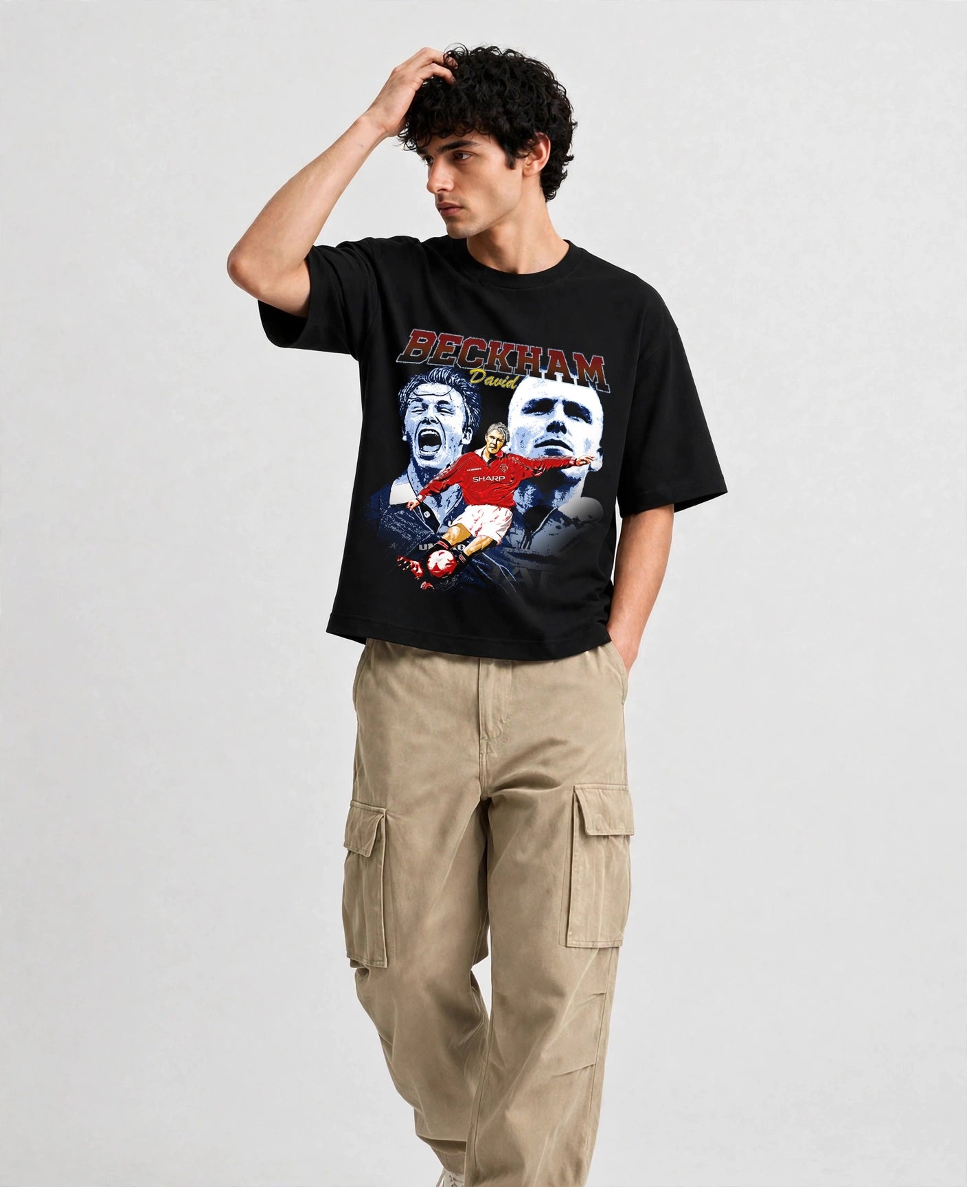 David Beckham Vintage Oversize Tee