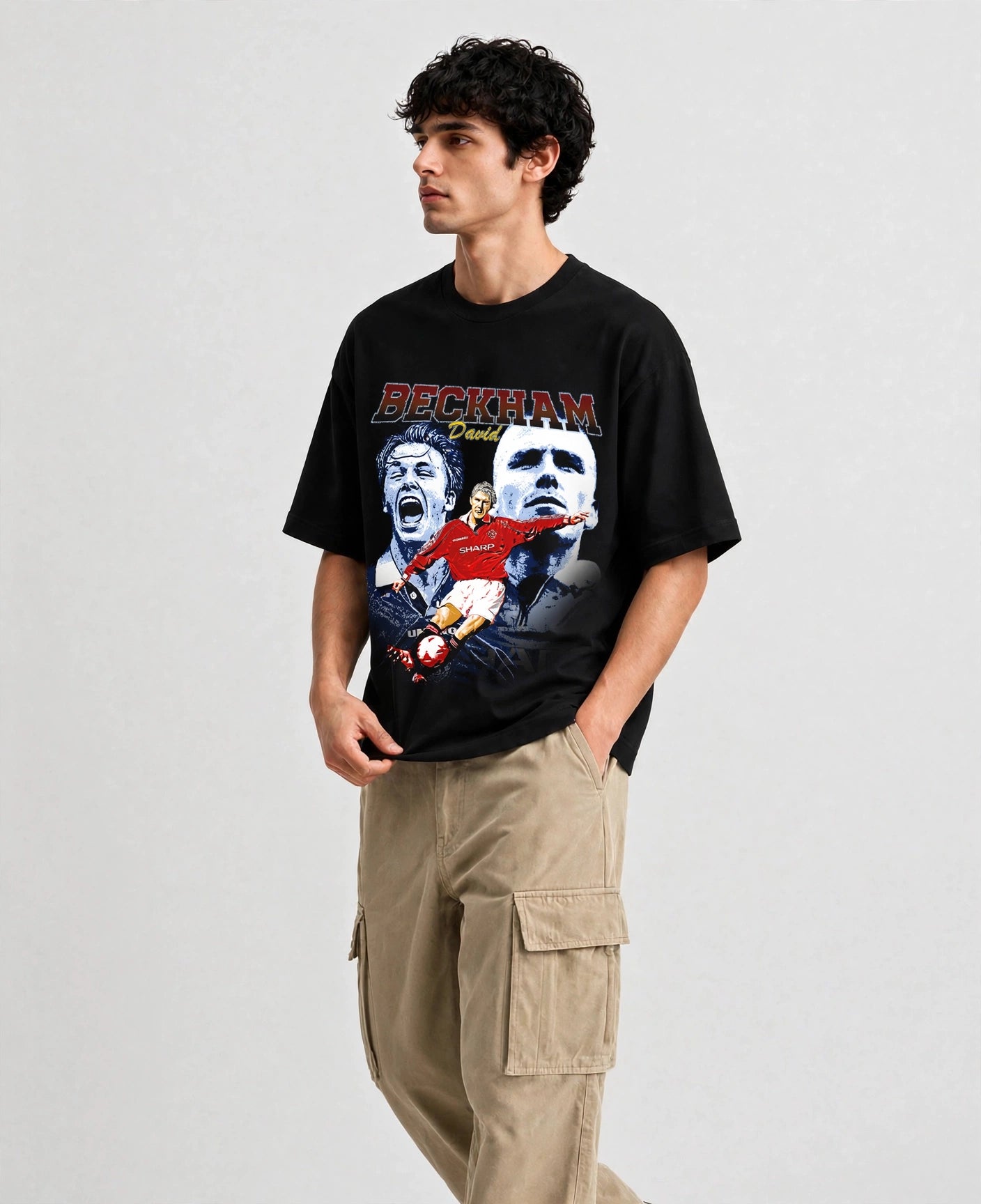 David Beckham Vintage Oversize Tee