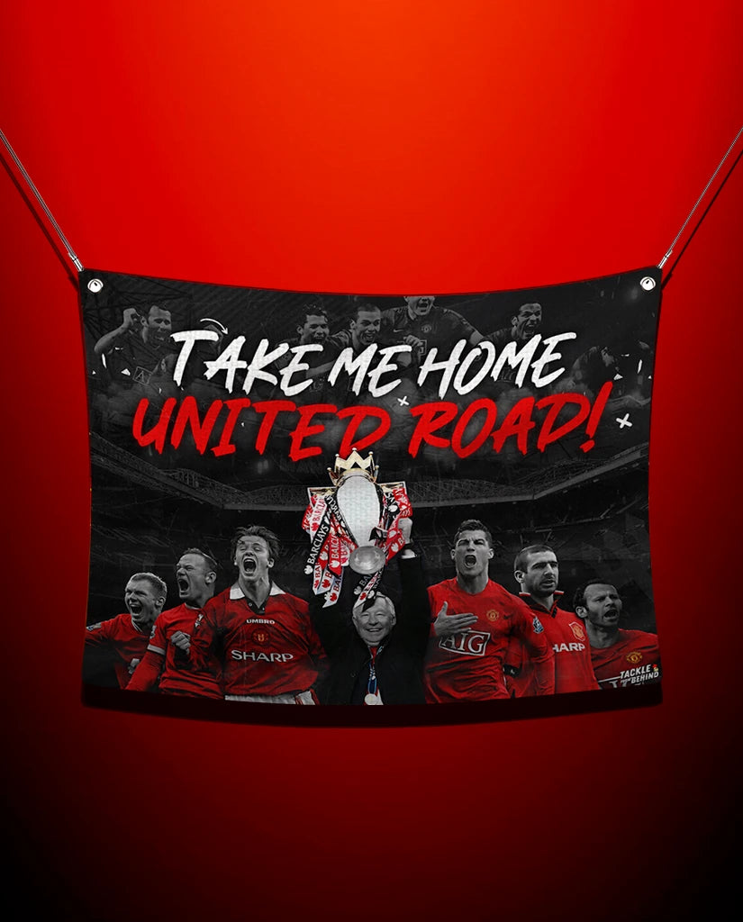 Manchester United - Premium Canvas Flag