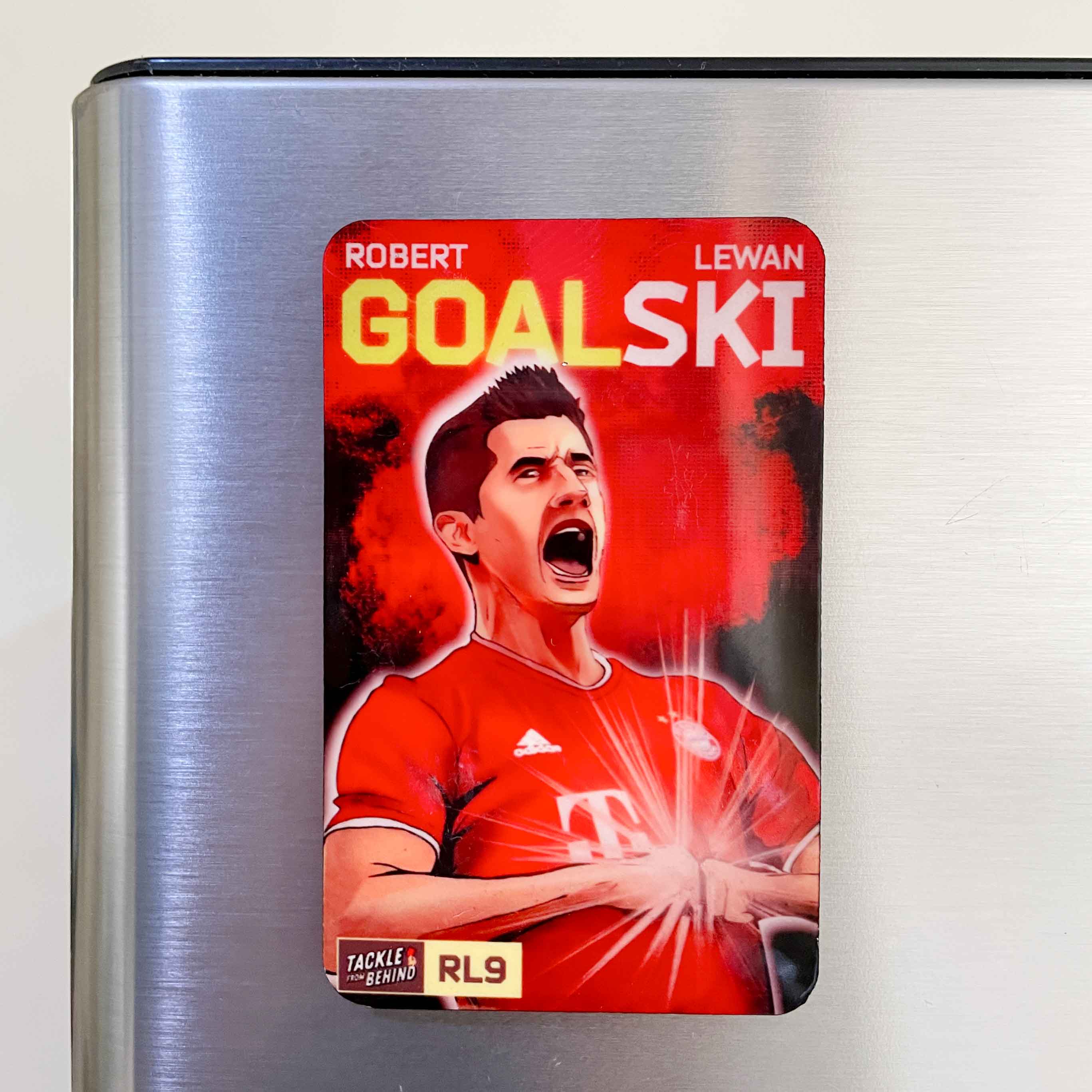Robert Lewandowski Bayern Fridge Magnet