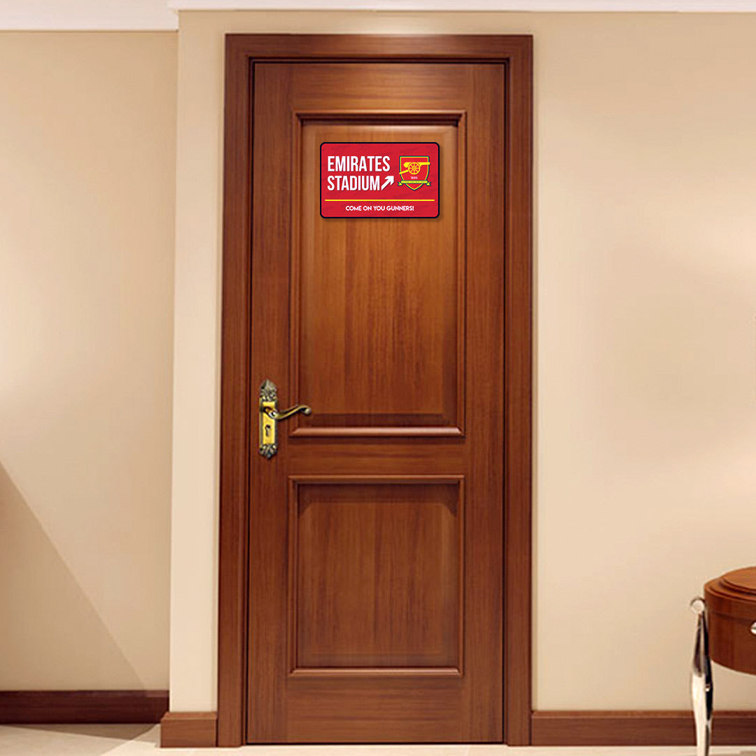 Emirates Stadium Door Sign