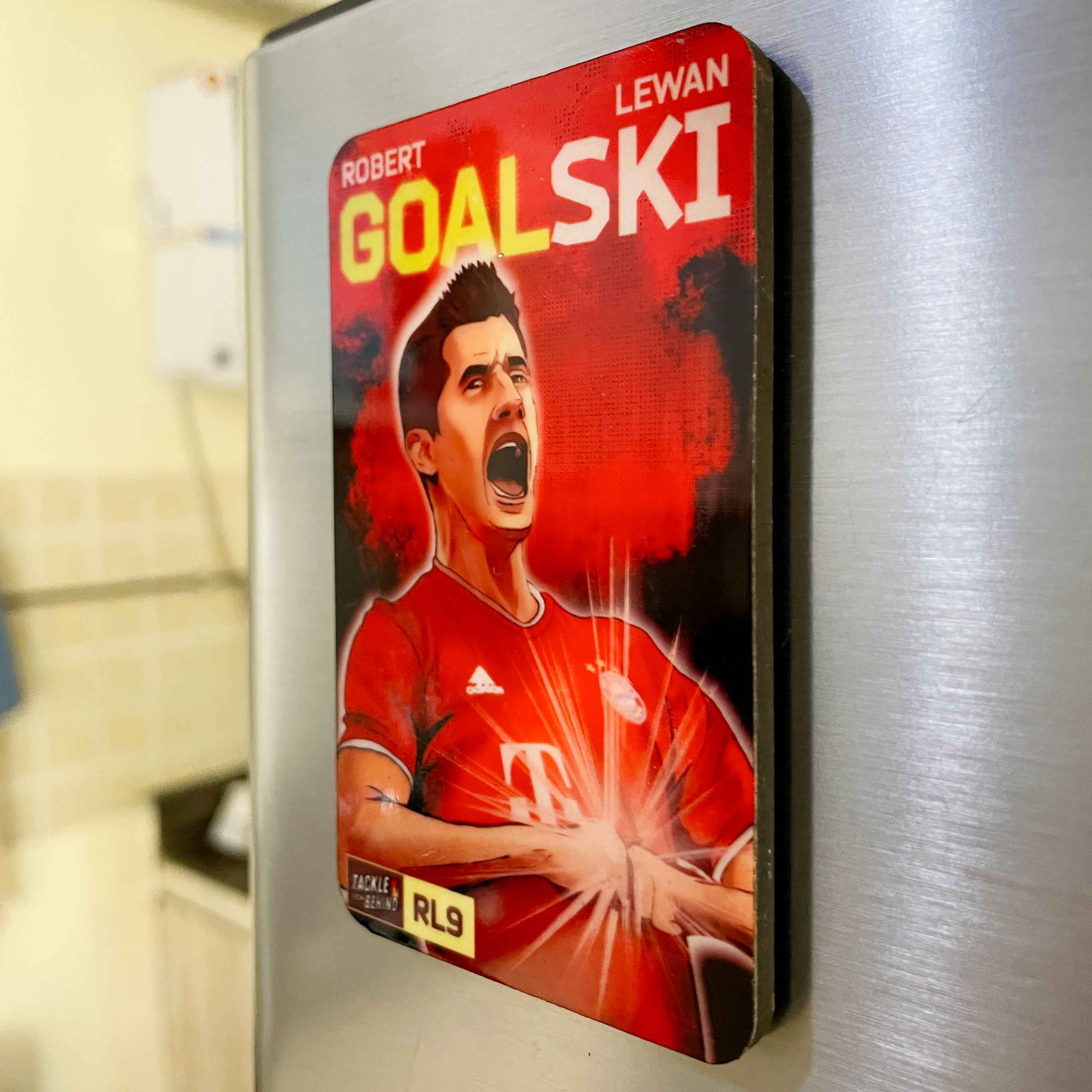 Robert Lewandowski Bayern Fridge Magnet