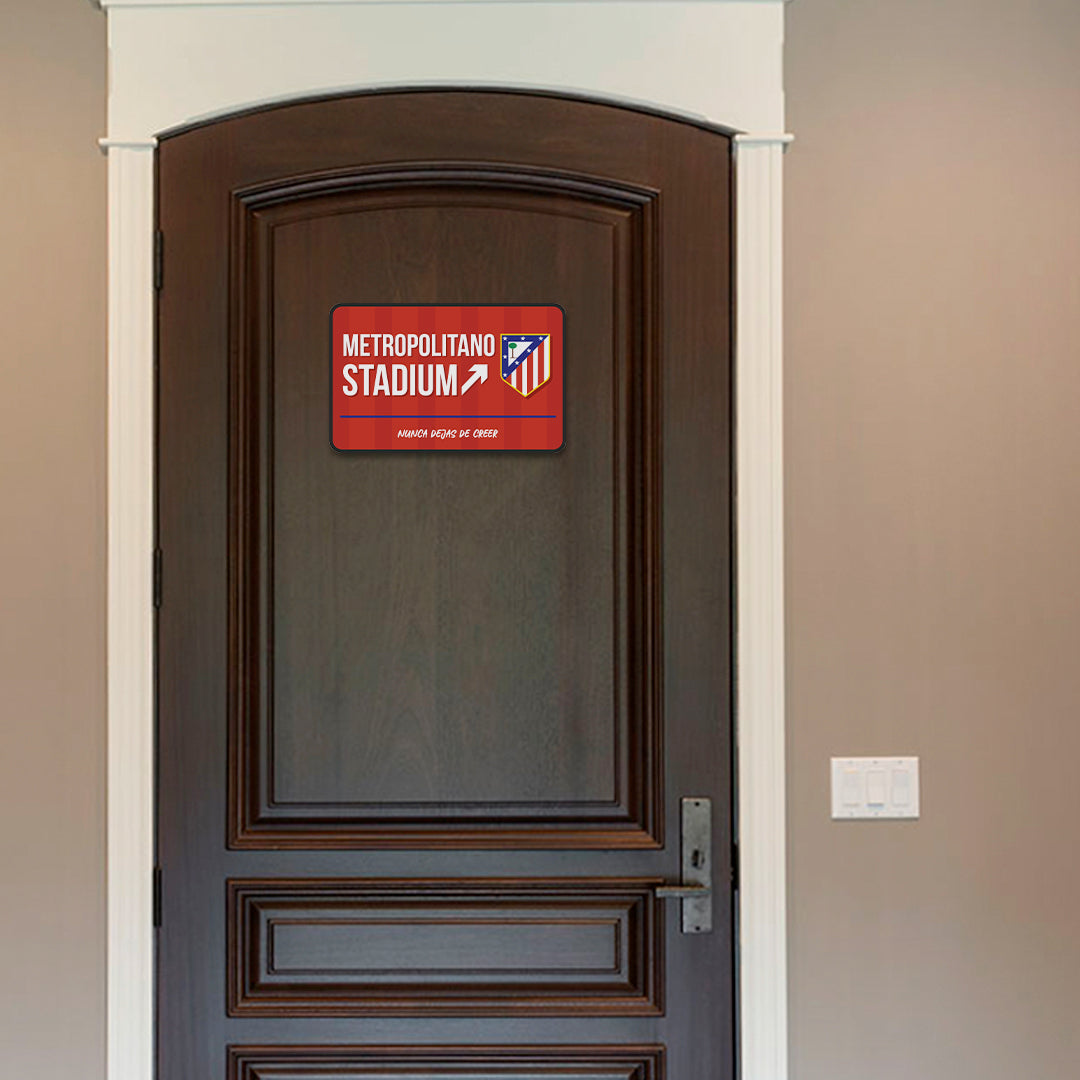 Atletico Madrid Door Sign