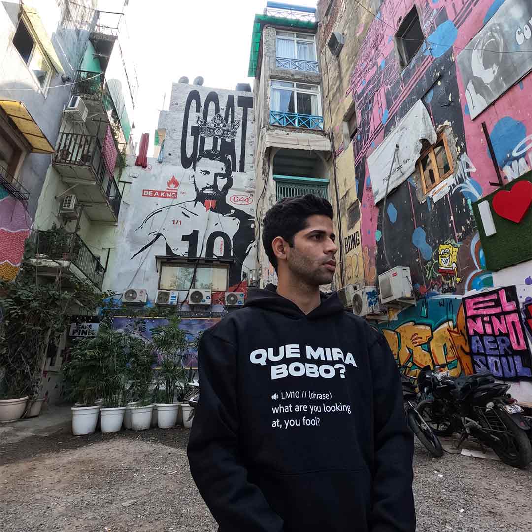 Que Mira Bobo Messi Hoodie