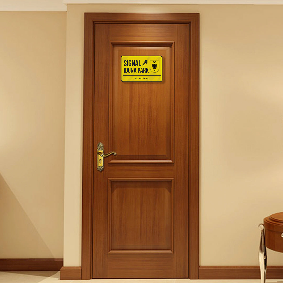 Dortmund BVB Door Sign