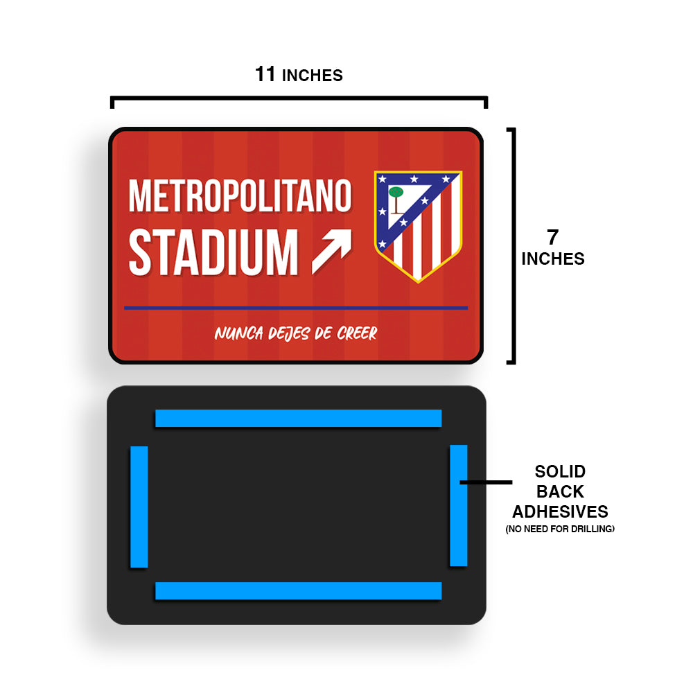 Atletico Madrid Door Sign