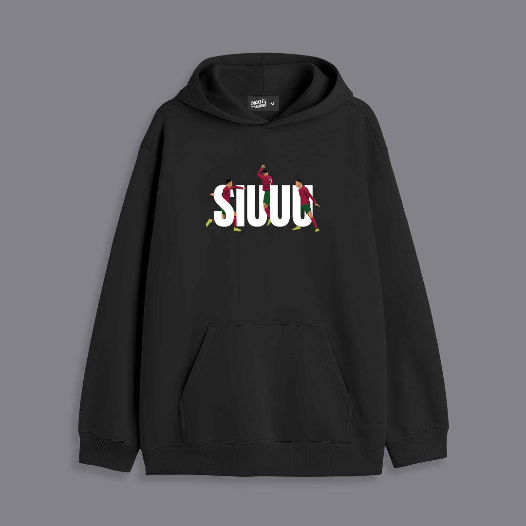 SIUUU - Ronaldo Hoodie (Puff Print)