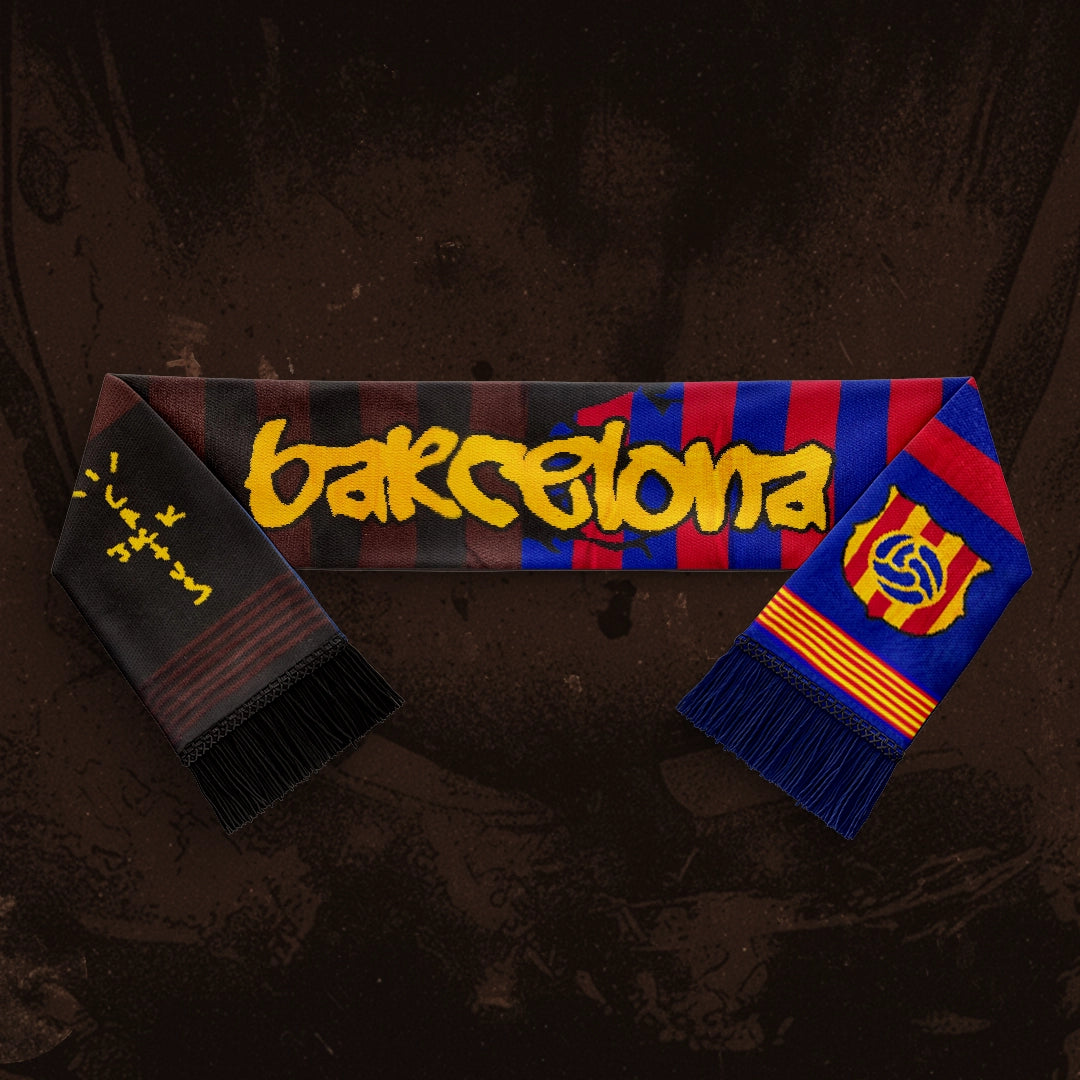 Barcelona X Travis Scott Cactus Jack Knitted Scarf