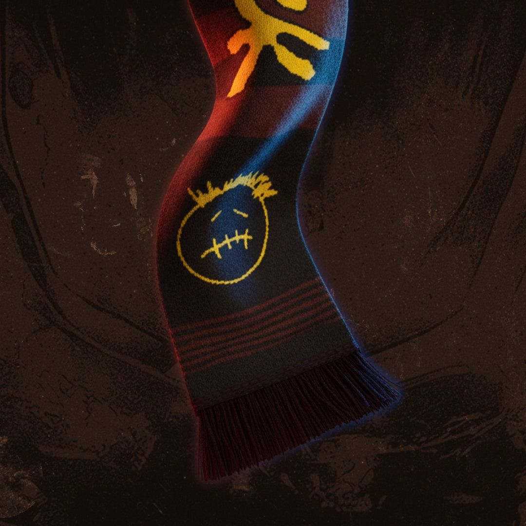 Barcelona X Travis Scott Cactus Jack Knitted Scarf