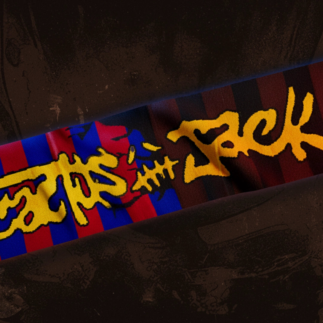 Barcelona X Travis Scott Cactus Jack Knitted Scarf