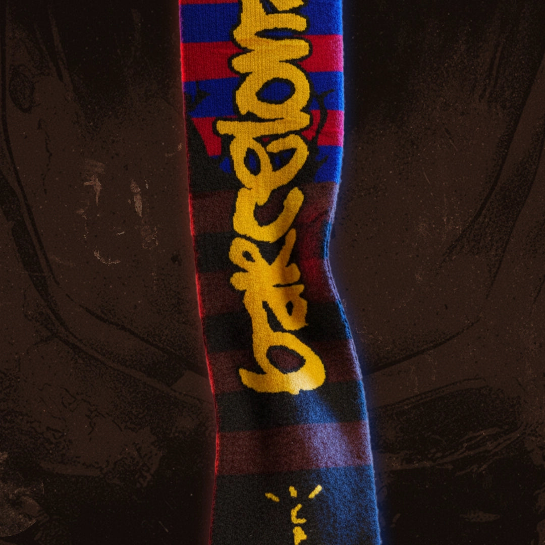Barcelona X Travis Scott Cactus Jack Knitted Scarf