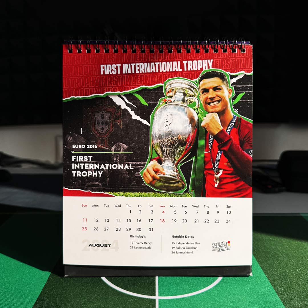 Cristiano Ronaldo - 2024 Desk Calendar