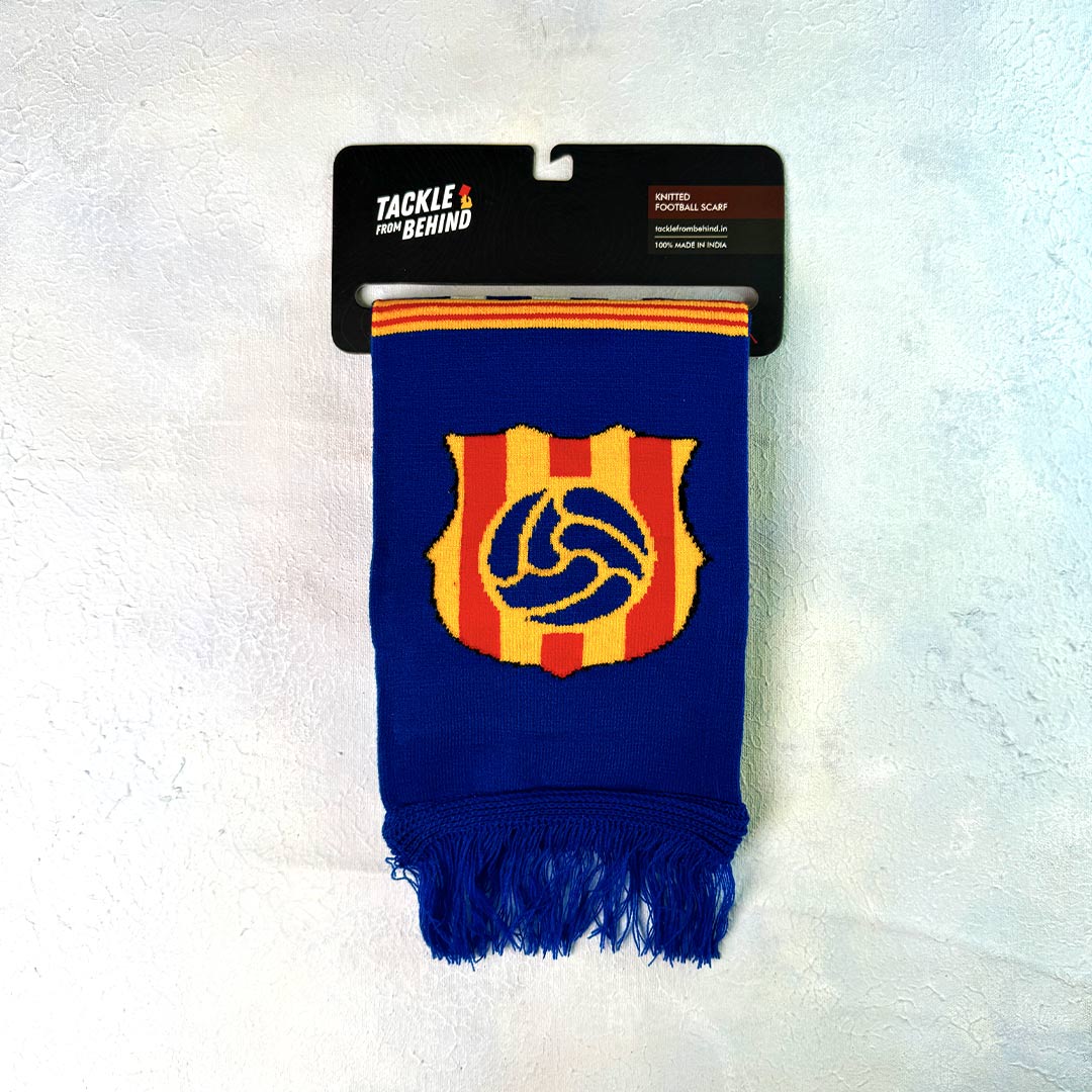 Barcelona Knitted Football Scarf