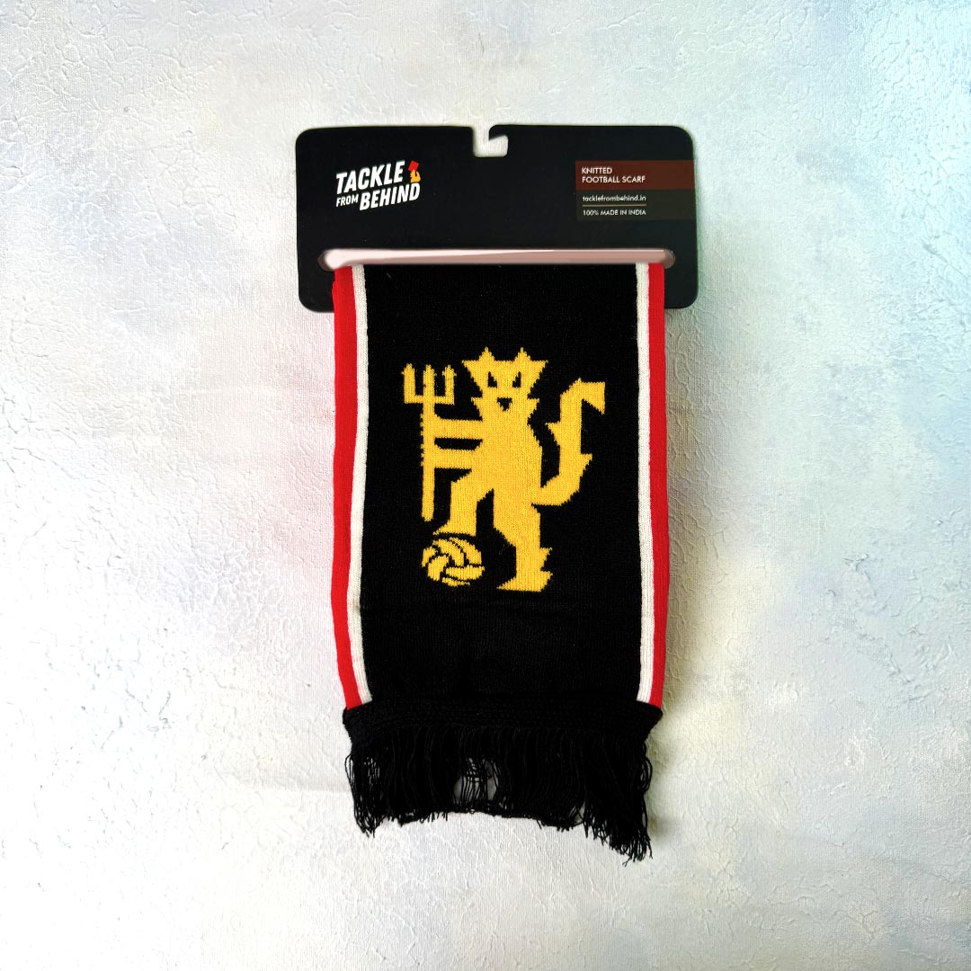Man United Knitted Football Scarf