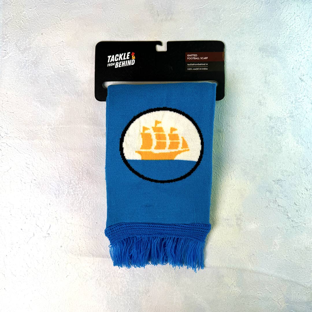 Man City Knitted Football Scarf