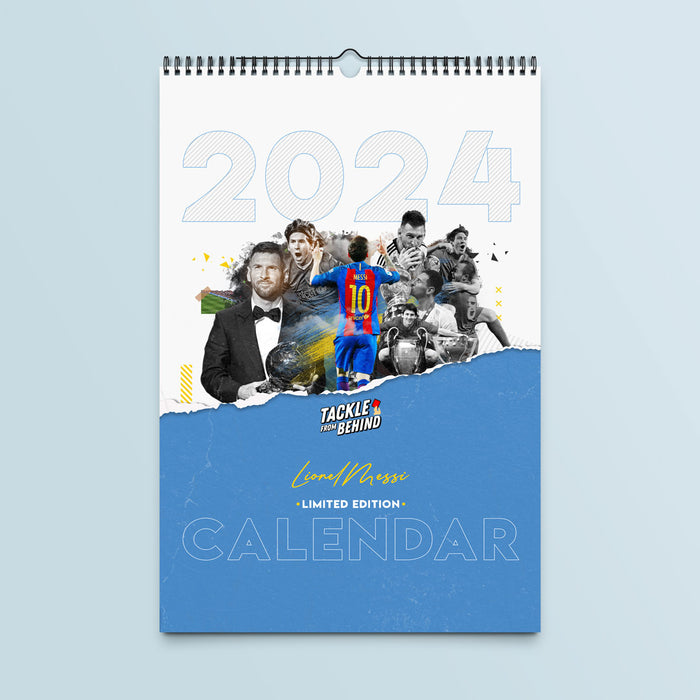 Lionel Messi 2024 Wall Calendar