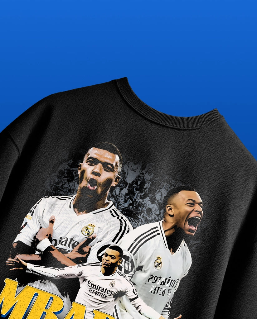 Kylian Mbappe Vintage Oversize Tee