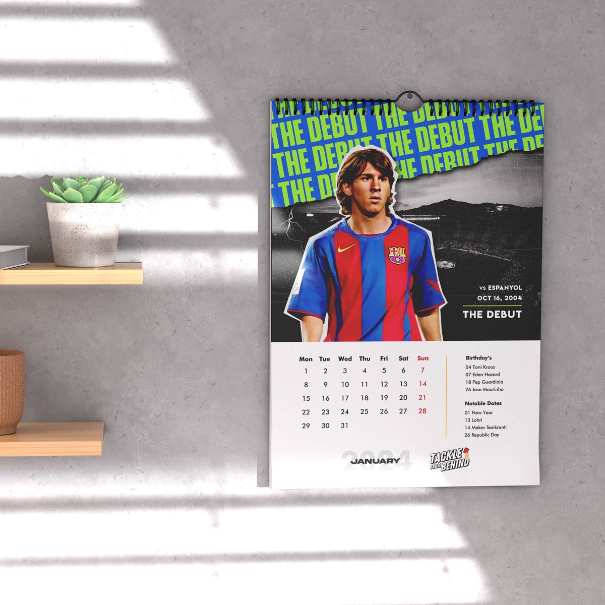 Lionel Messi - 2024 Wall Calendar