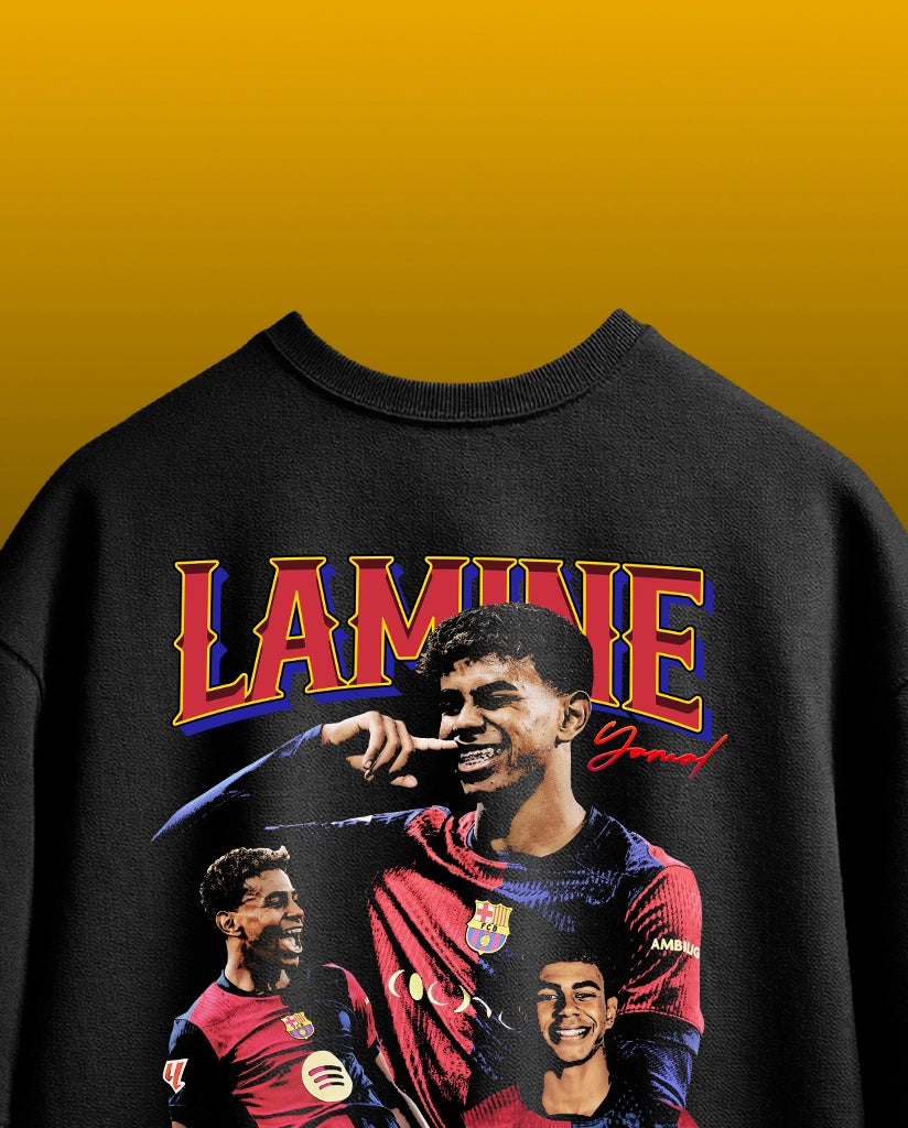 Lamine Yamal Vintage Oversize Tee