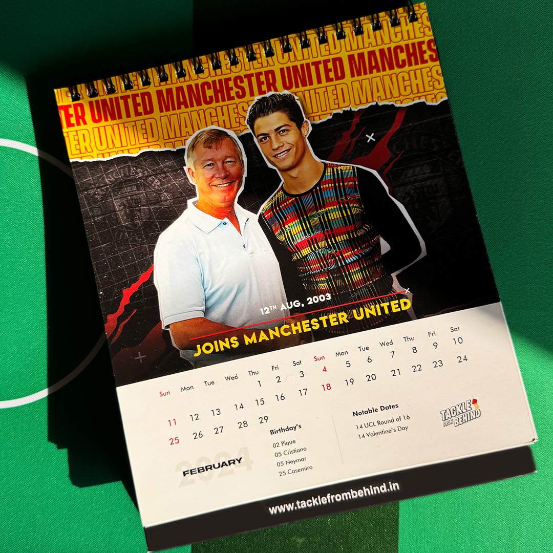 Cristiano Ronaldo - 2024 Desk Calendar