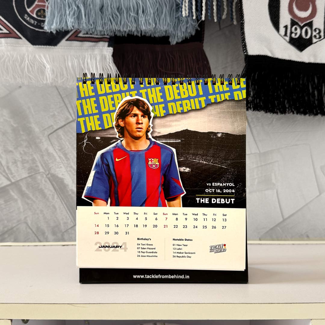 Lionel Messi - 2024 Desk Calendar