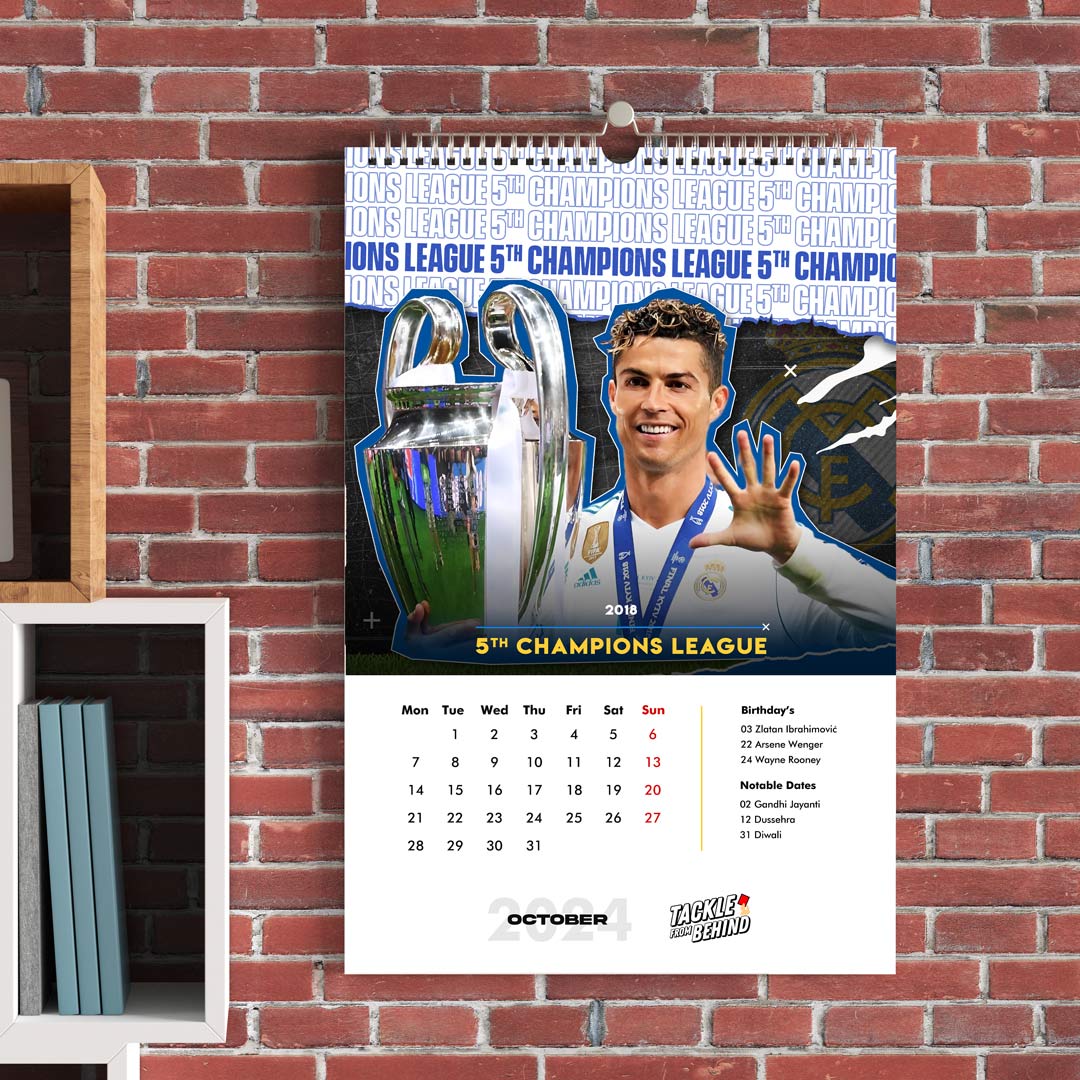 Cristiano Ronaldo - 2024 Wall Calendar
