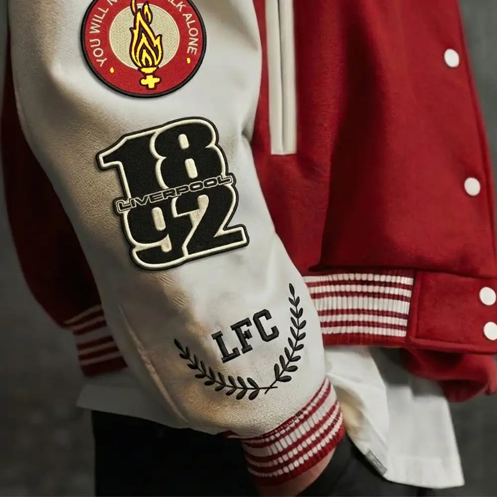 Liverpool Embroidered Varsity Jacket