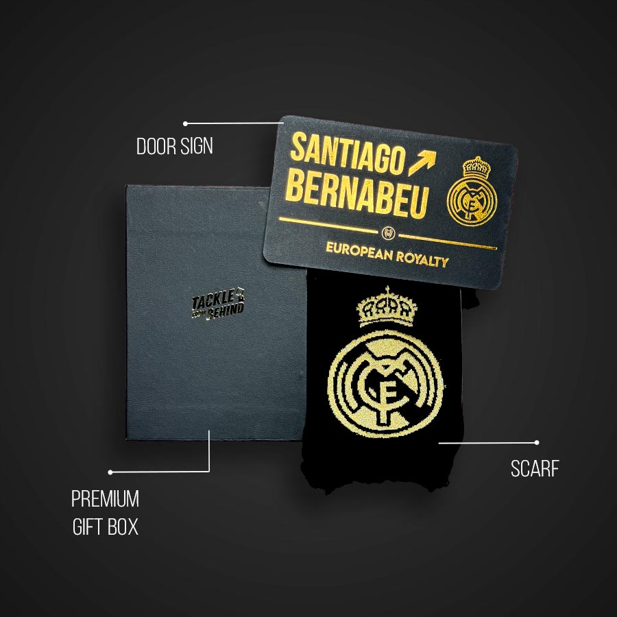 Combo - (Scarf and Door Sign) Real Madrid #15UCL Limited Edition