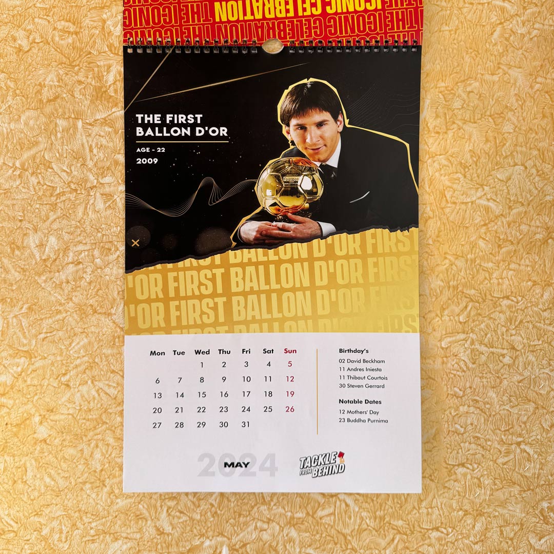 Lionel Messi - 2024 Wall Calendar