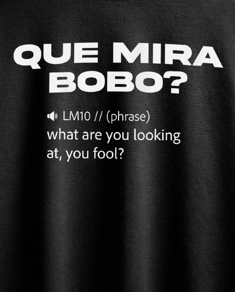 Que Mira Bobo Messi T-Shirt
