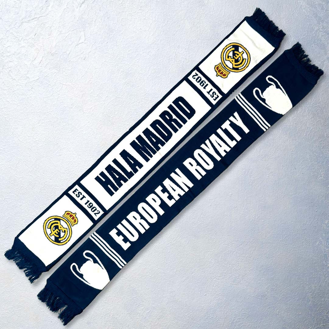 Real Madrid Knitted Football Scarf