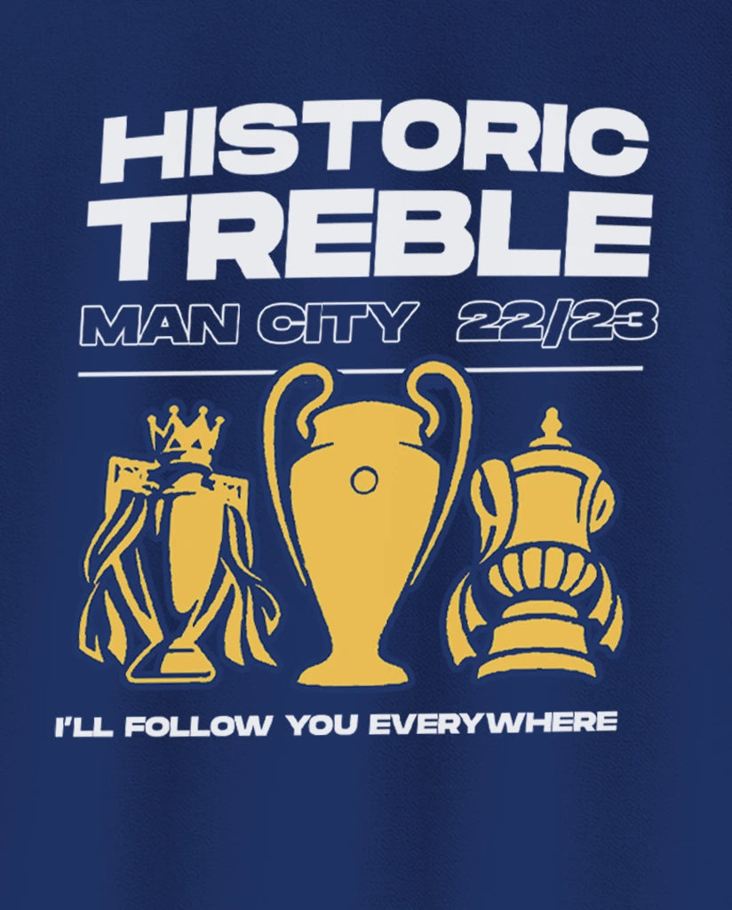 Manchester City Treble Oversize Tee
