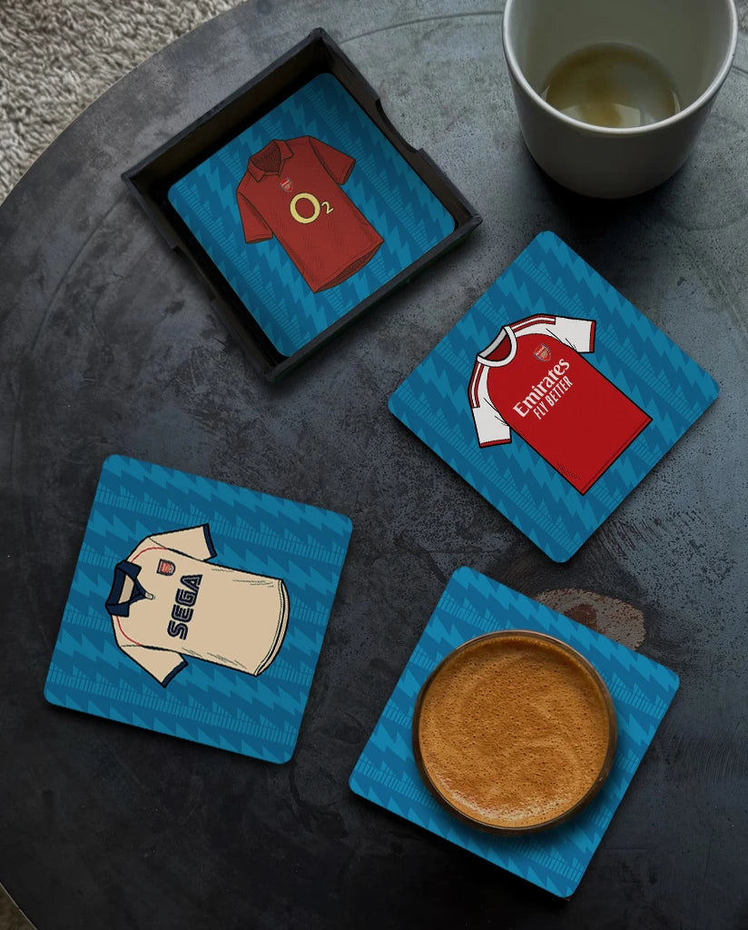 Arsenal Football Coasters (Set of 6)