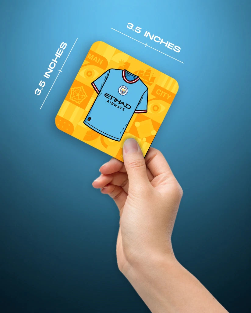 Manchester Ctiy Football Coasters (Set of 6)