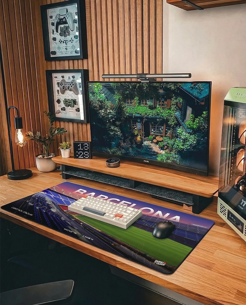 Barcelona Desk Mat and Mouse Pad