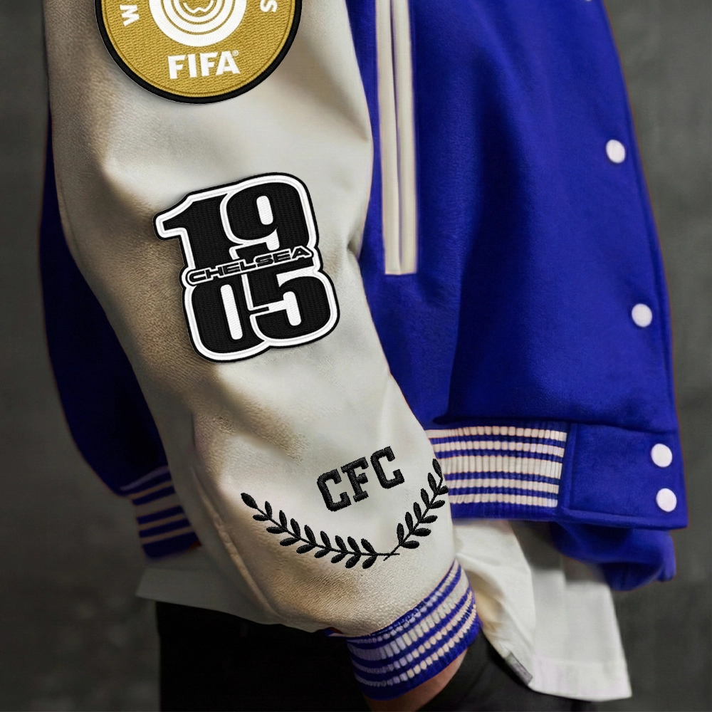 Chelsea Embroidered Varsity Jacket