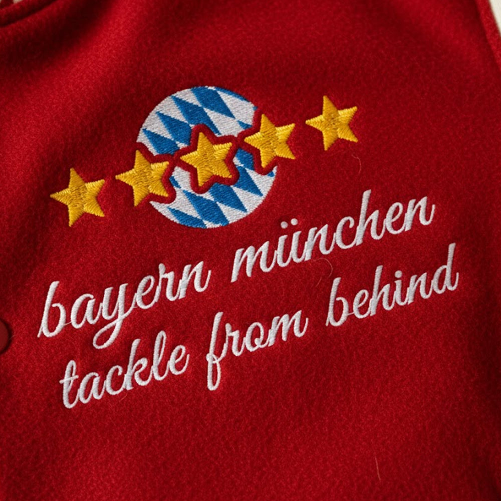 Bayern Munich Embroidered Varsity Jacket