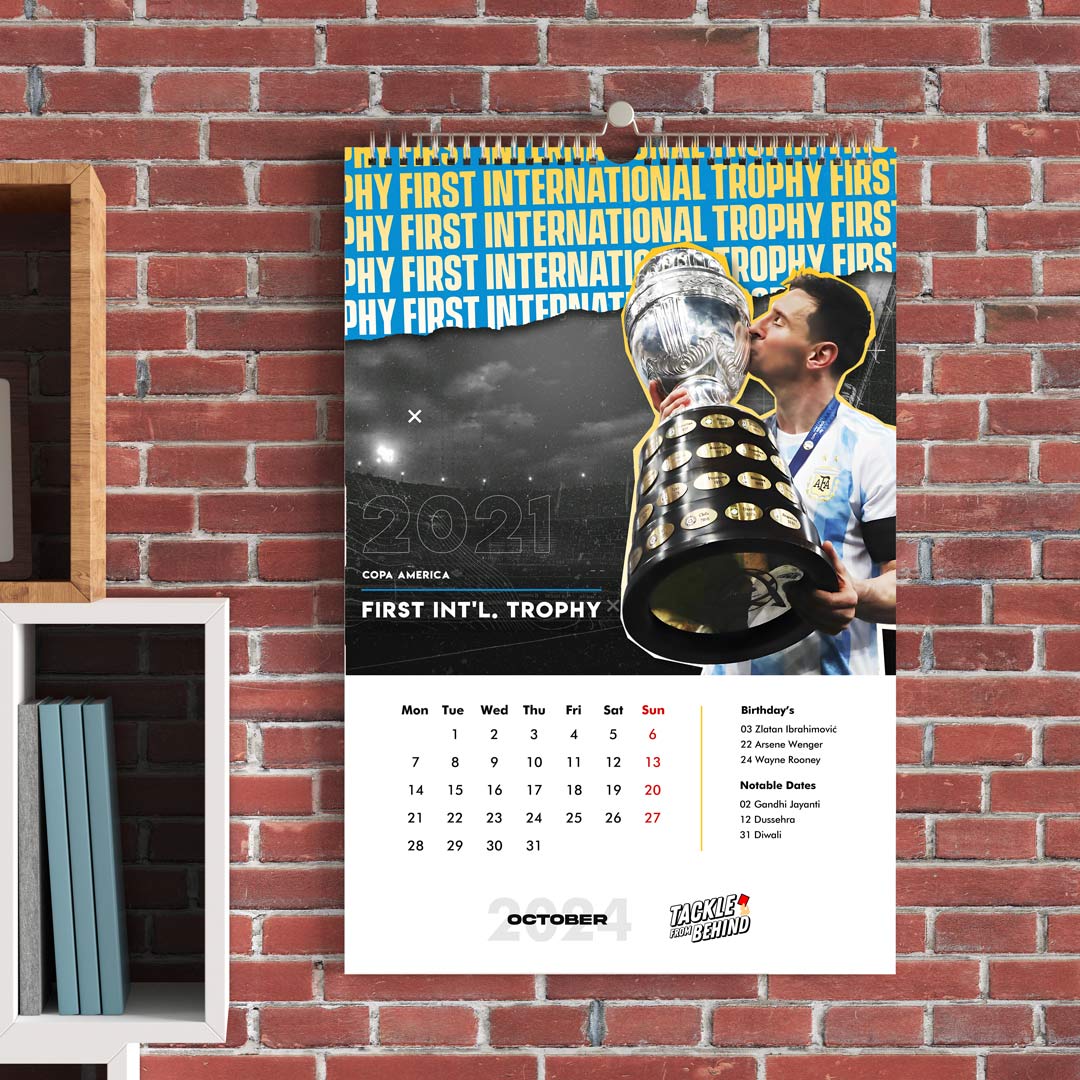 Lionel Messi - 2024 Wall Calendar