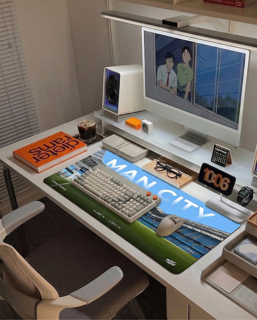 Manchester City Desk Mat and Mouse Pad