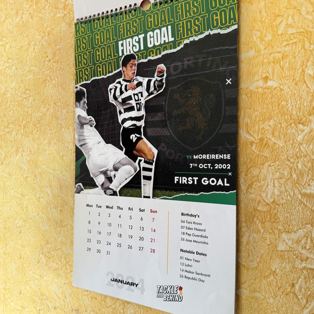 Cristiano Ronaldo - 2024 Wall Calendar