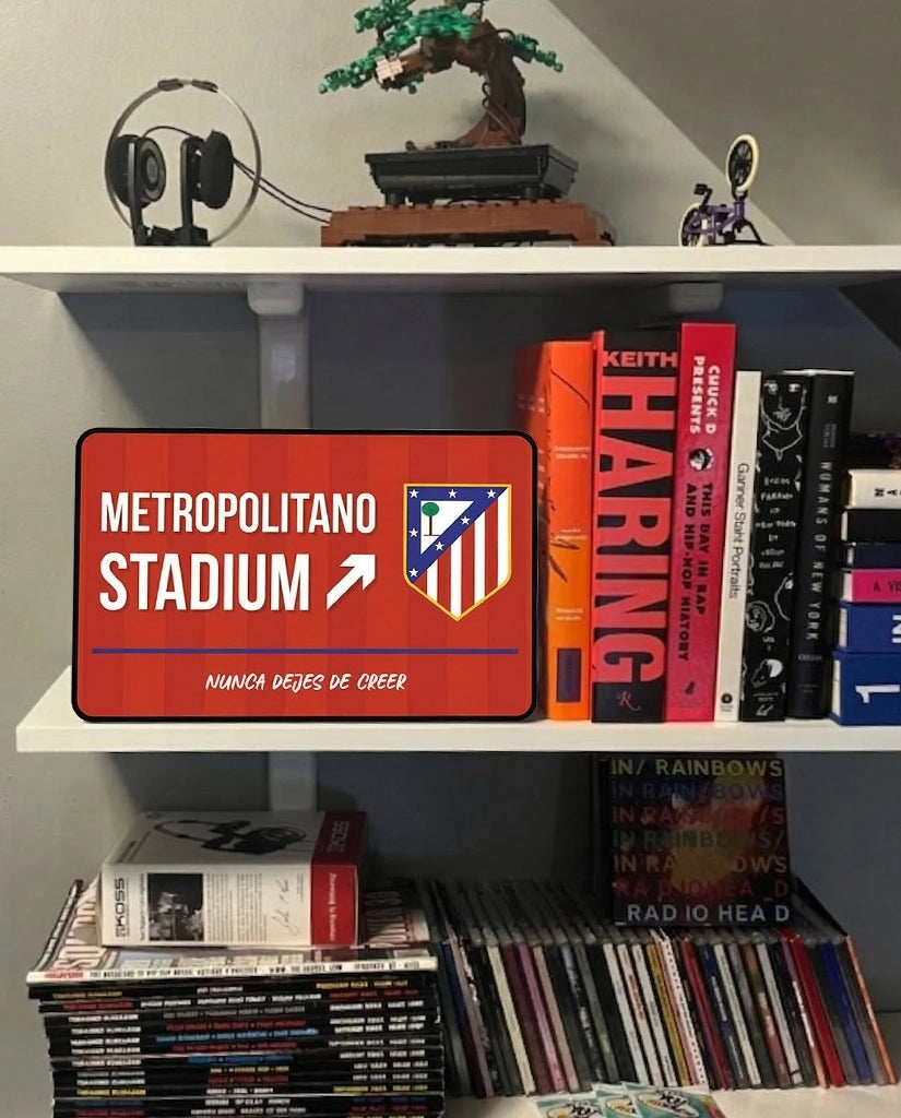 Atletico Madrid Street Sign